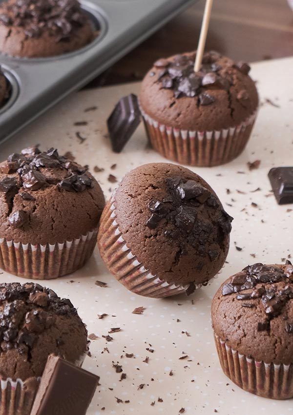 Basic Chocolate Muffins