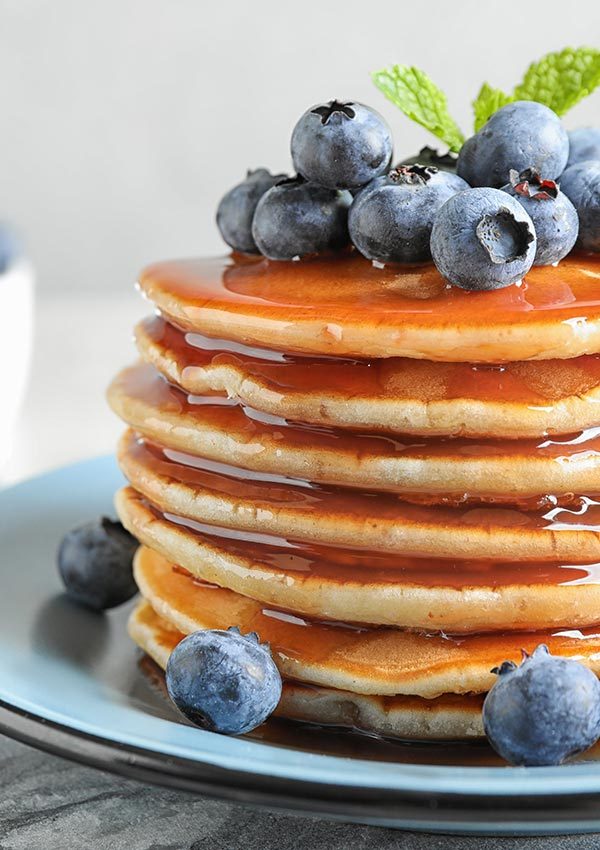 Keto Pancakes With Fresh Berries